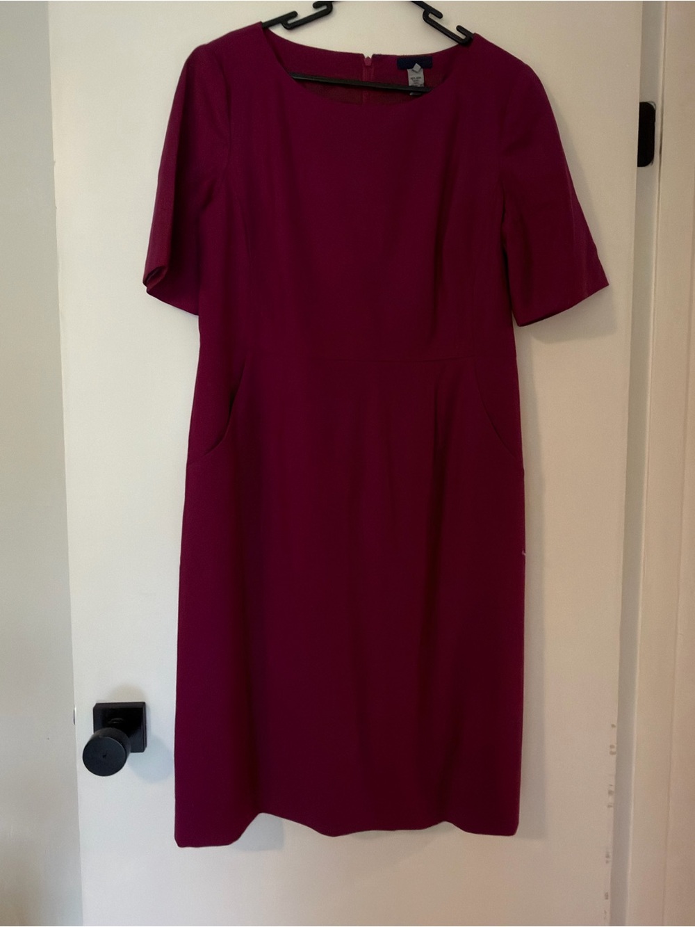 J. Crew Sheath Dress | Size 12 | Color: Raspberry
